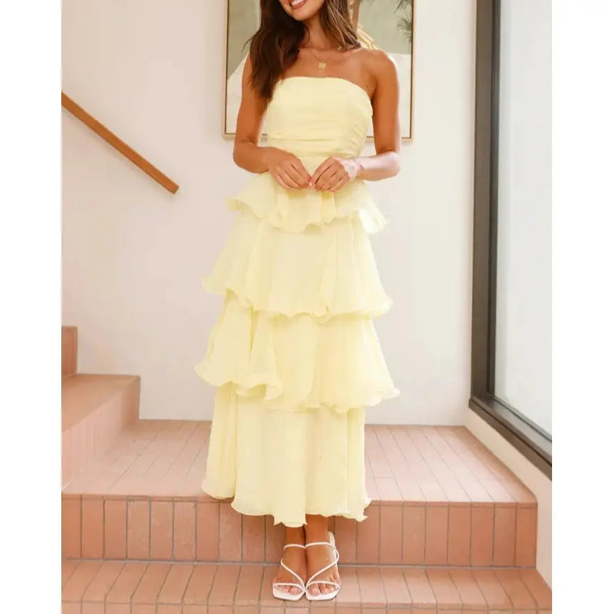 Multi-layered Midi dress PRE ORDER